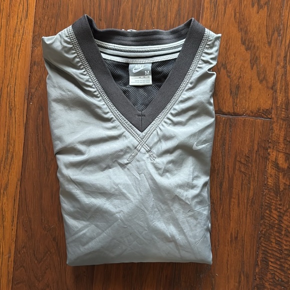 Vintage Nike Silver Label Windbreaker Pullover Golf V-Neck Medium - Picture 8 of 12